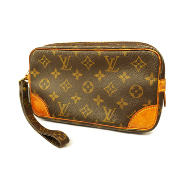 LOUIS VUITTONAuth  Monogram Marly Dragonne PM M51827 Clutch Bag