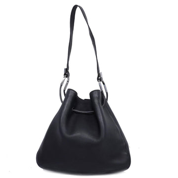 GUCCI shoulder bag 001 3748 leather black ladies