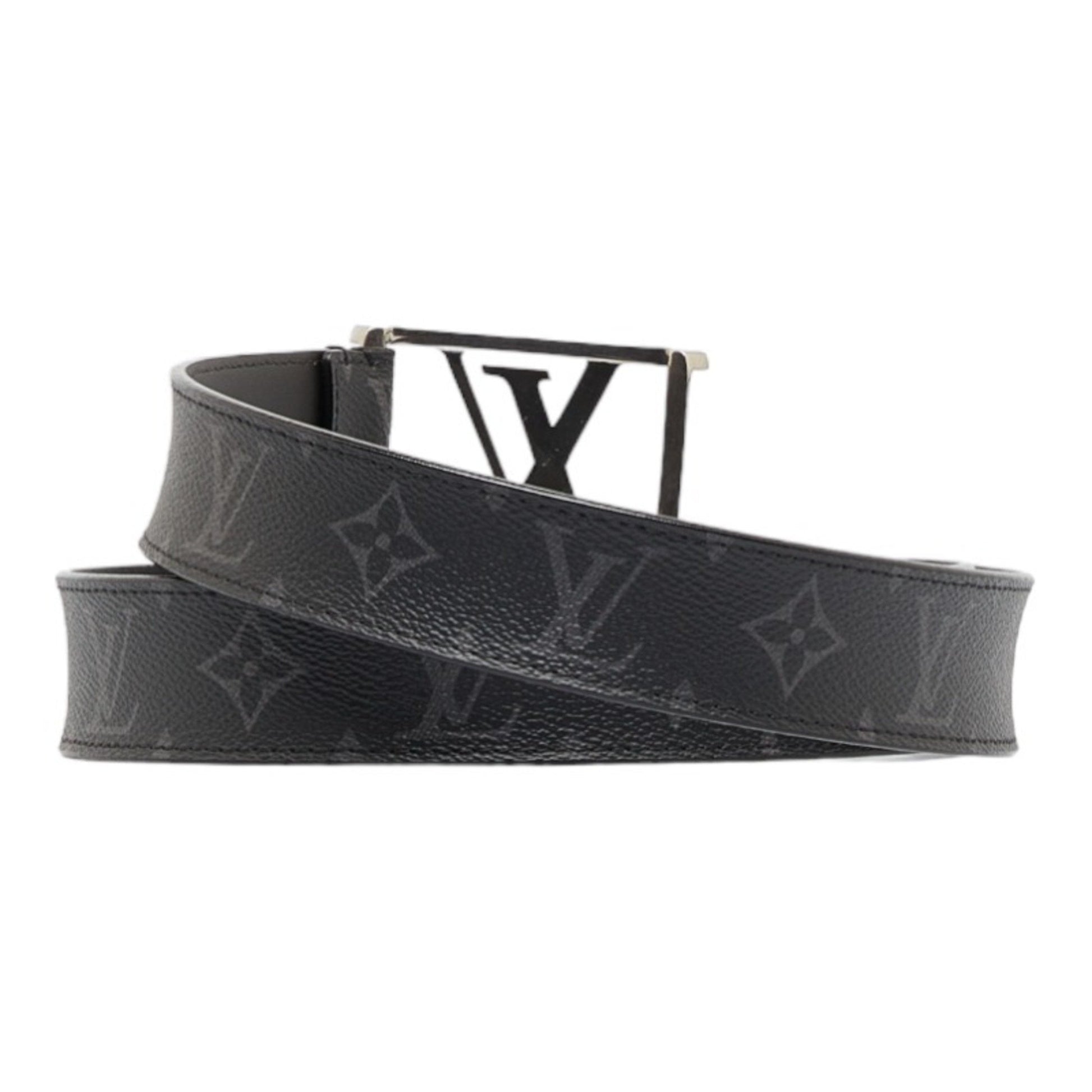 Auth Louis Vuitton Belt Monogram Eclipse Sun Tulle LV M9043