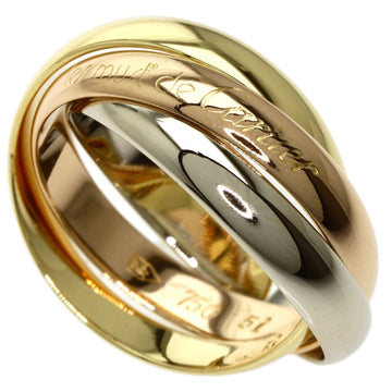 Cartier Trinity #51 Ring K18 Yellow Gold/K18WG/K18PG Women's CARTIER