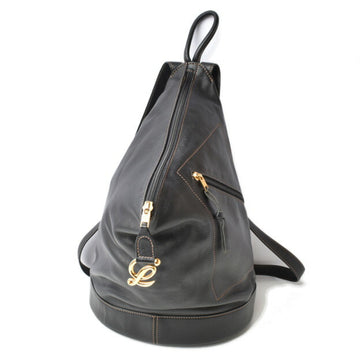 LOEWE backpack rucksack  bag ANTON BACKPACK Anton black leather