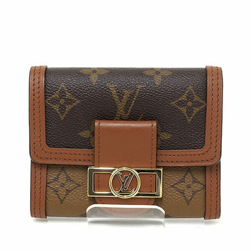 LOUIS VUITTON Portefeuille Dauphine Monogram/Monogram Reverse M68725