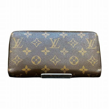 LOUIS VUITTON Monogram Zippy Wallet M60017 Round Zipper Long Unisex