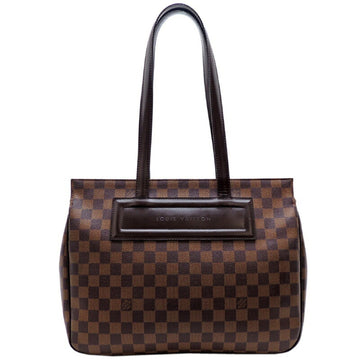 Louis Vuitton Parioli PM Women's Shoulder Bag N51123 Damier Ebene (Brown)