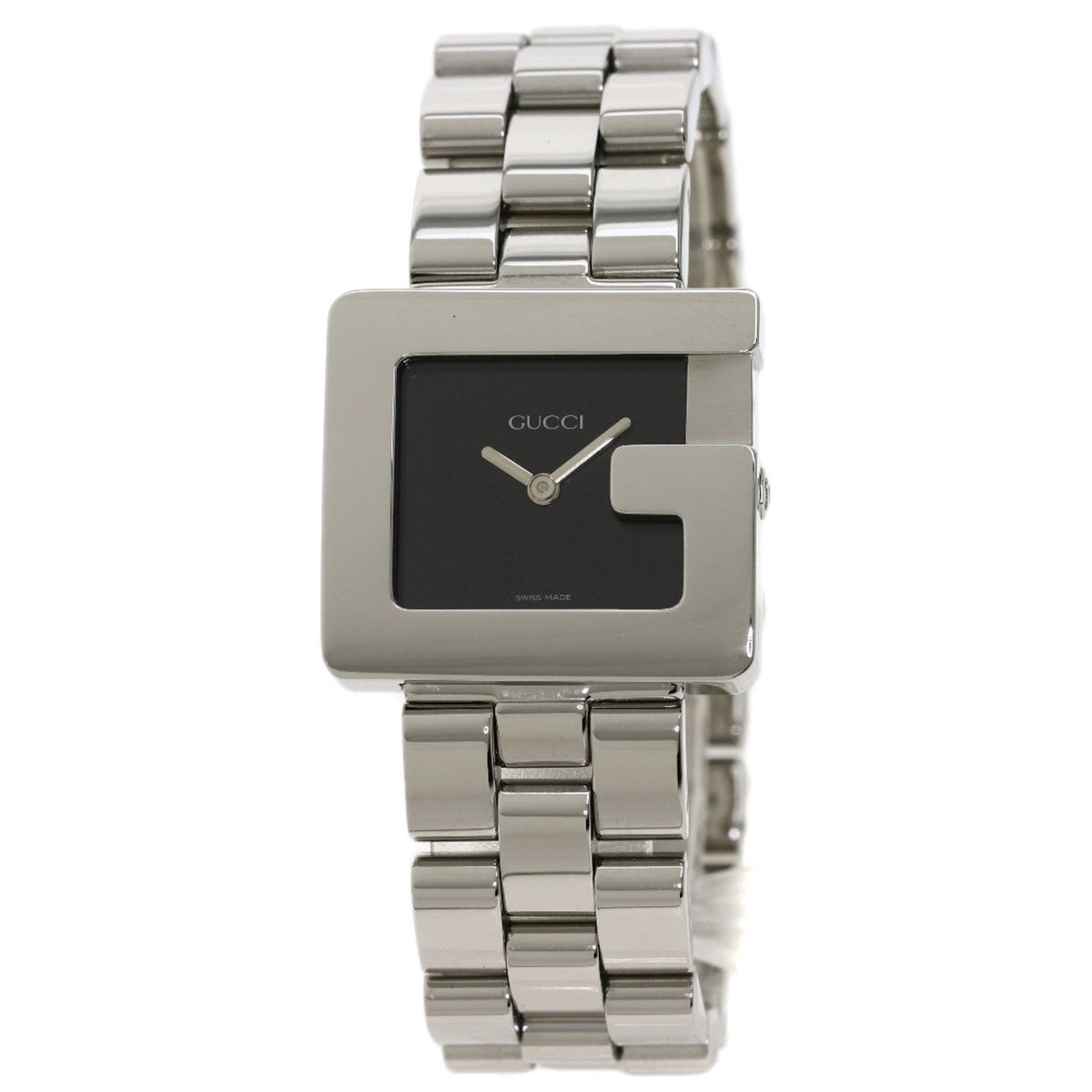 Gucci 3600J G Square Face Watch Stainless Steel SS Boys GUCCI