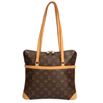 Louis Vuitton Kusan GM Monogram Shoulder Bag Canvas Brown Women's