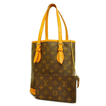 LOUIS VUITTON Tote Bag Monogram Petit Bucket M42238 Brown Ladies