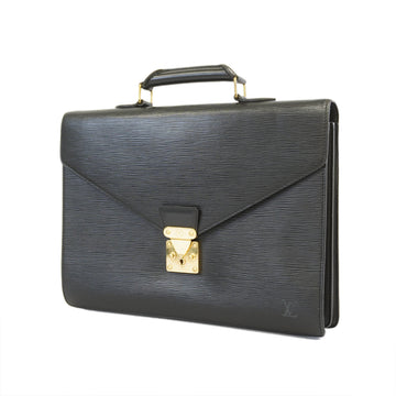 LOUIS VUITTONAuth  Briefcase Epi Serviette Conseier M54422 Noir