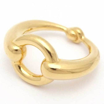 HERMES scarf ring metal gold ladies