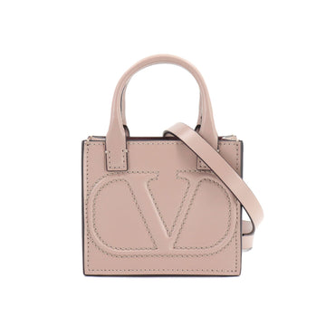 VALENTINO GARAVANI Garavani V Logo Mini Shoulder Bag Leather Pink UW2P0U56QEL