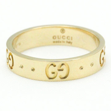 GUCCI Icon Yellow Gold [18K] Fashion No Stone Band Ring Gold