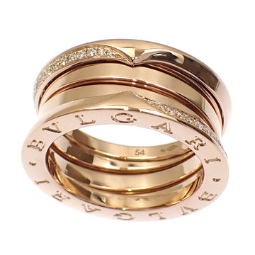 BVLGARI B-ZERO 1 Ring Women's Diamond K18PG No. 13 #54 11.0g 750 18K Pink Gold 358973 B.ZERO ONE