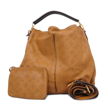 LOUIS VUITTON Handbag Mahina Selene MM M94214 Caramel Ladies