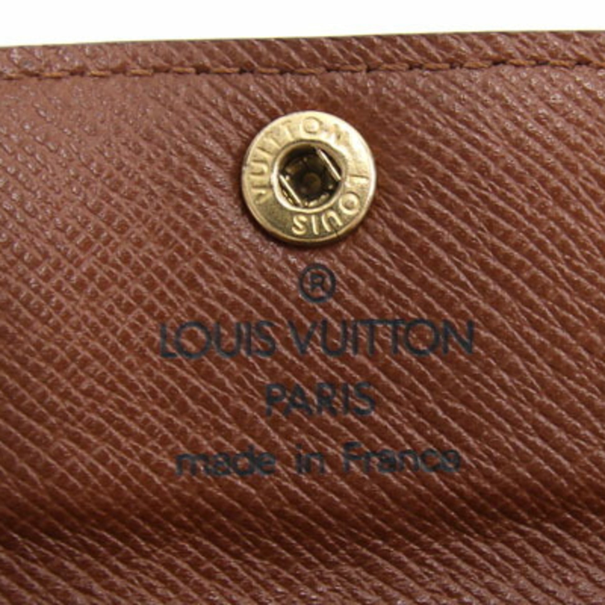 Louis Vuitton Coin Case Wallet Monogram Ludlow M61927 Brown Free Shipping