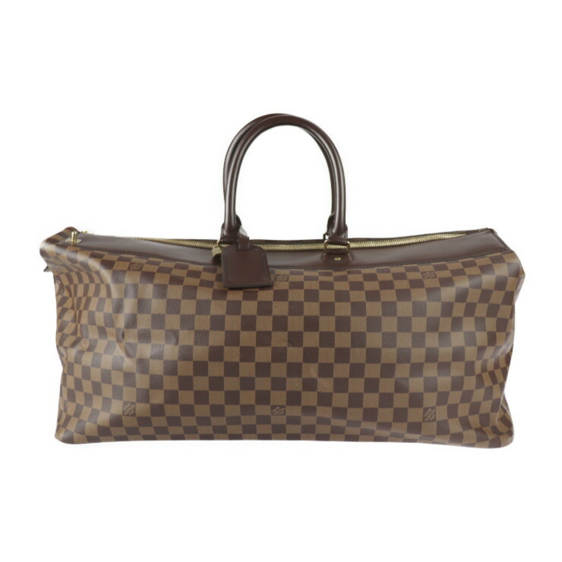 Louis Vuitton Greenwich GM Boston Bag N41155 Damier Canvas Leather