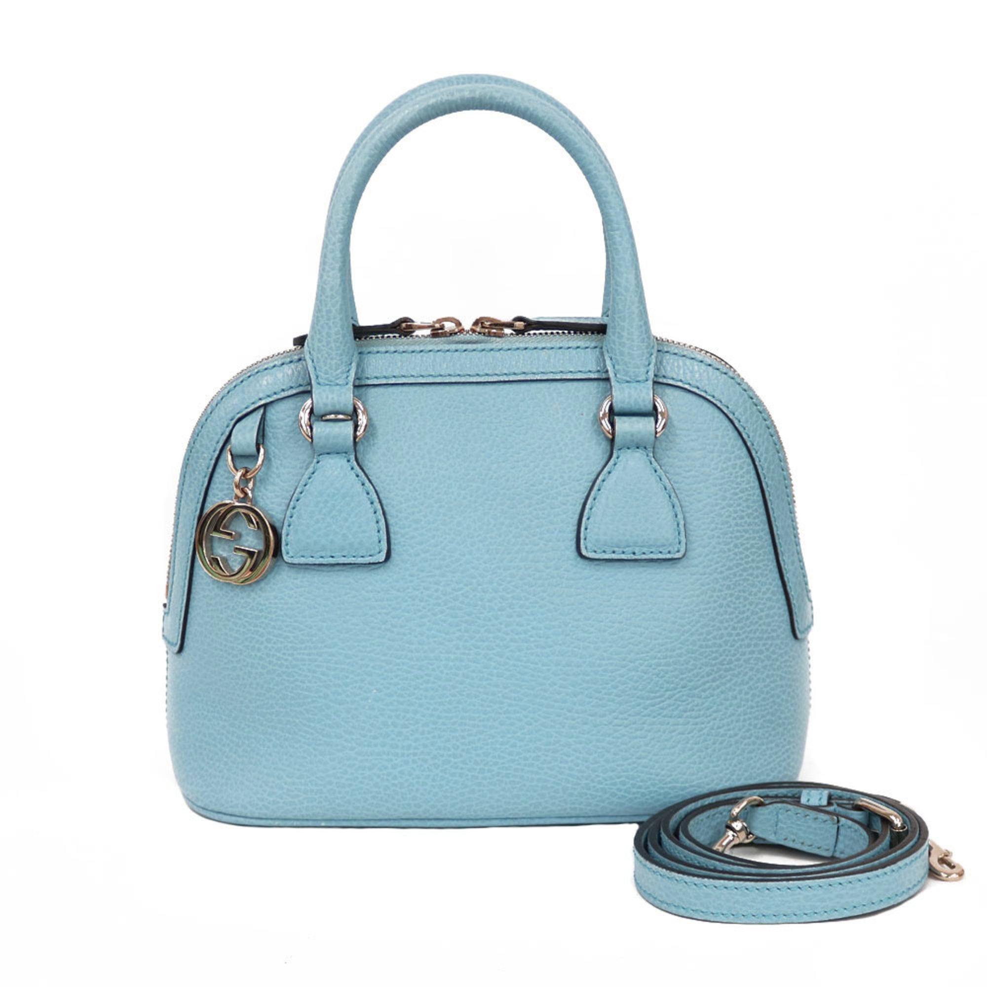 Gucci blue leather bag new arrivals