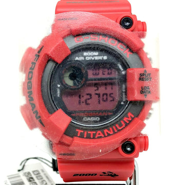 CASIO G-SHOCK G-Shock  Watch DW-8200NT2-4JR Frogman FROGMAN 2000 Reprint No Serial Master of G AD Special Model Red LCD Diving Frog