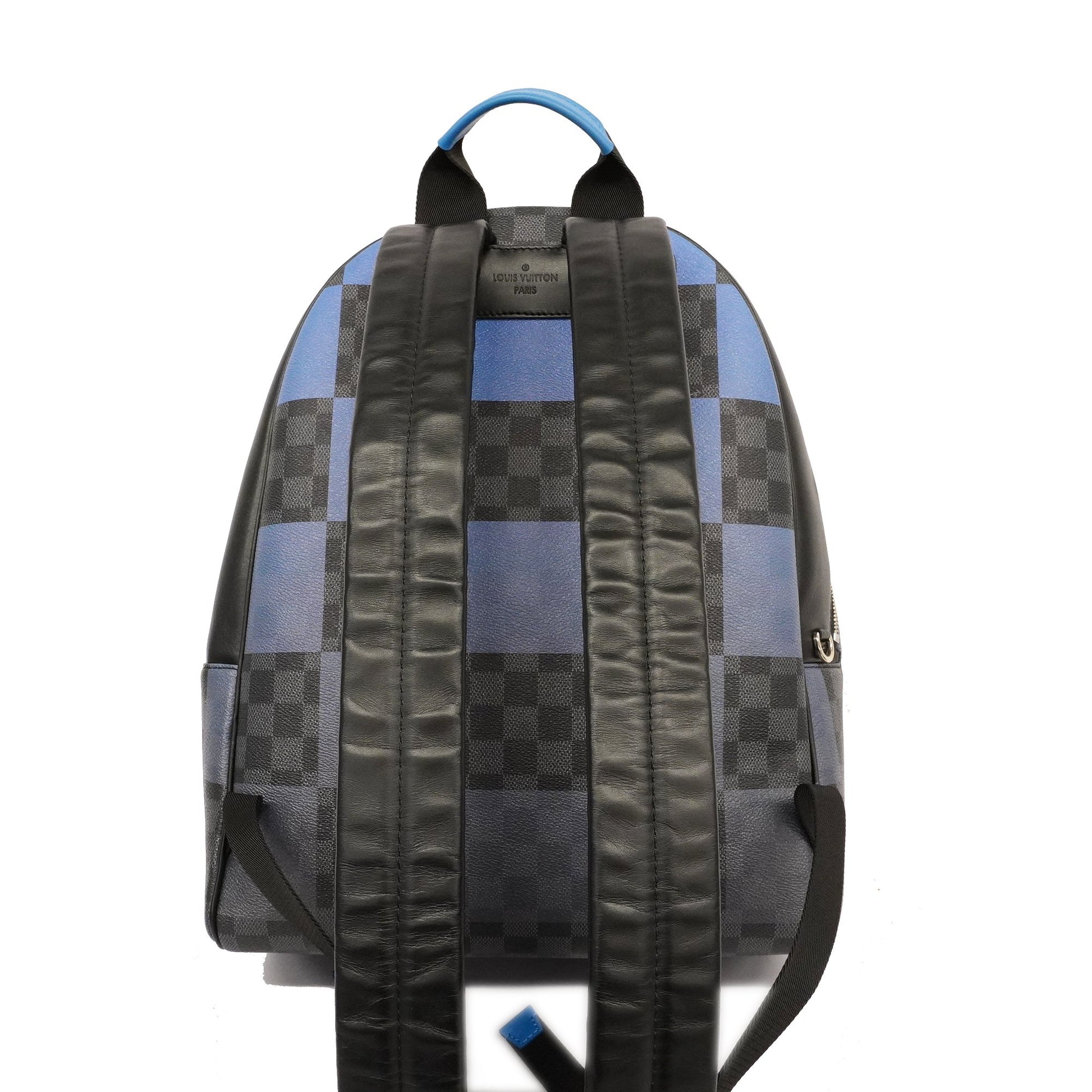 N40402 Louis Vuitton Blue Damier Graphite Giant Josh Backpack