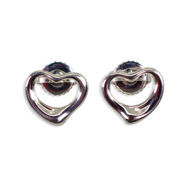 TIFFANY 925 585 open heart earrings