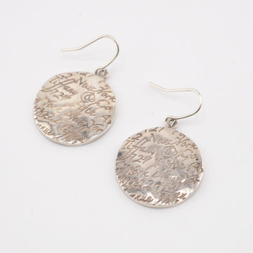 TIFFANY&Co./ Notes Earrings Silver Women's