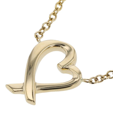 TIFFANY Necklace Loving Heart Chain Approx. 48cm K18 Yellow Gold Women's &Co.