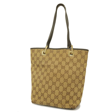 GUCCIAuth  GG Canvas Tote Bag 002 1099 Women's Black