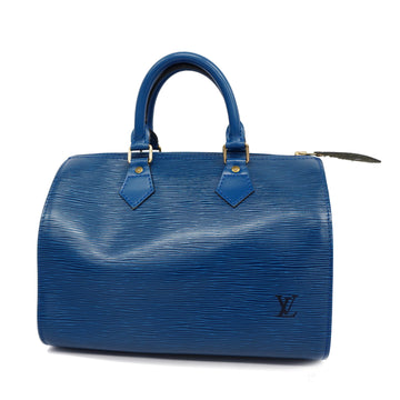 LOUIS VUITTON[3ye5595] Auth  Handbag Epi Speedy 25 M43015 Toledo Blue