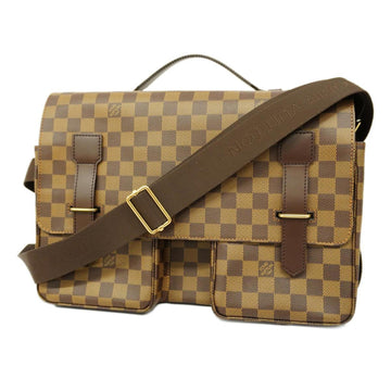 LOUIS VUITTON Shoulder Bag Damier Broadway N42270 Brown Ladies