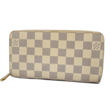 LOUIS VUITTONAuth  Damier Azur Zippy Wallet N60019 Women's Long Wallet