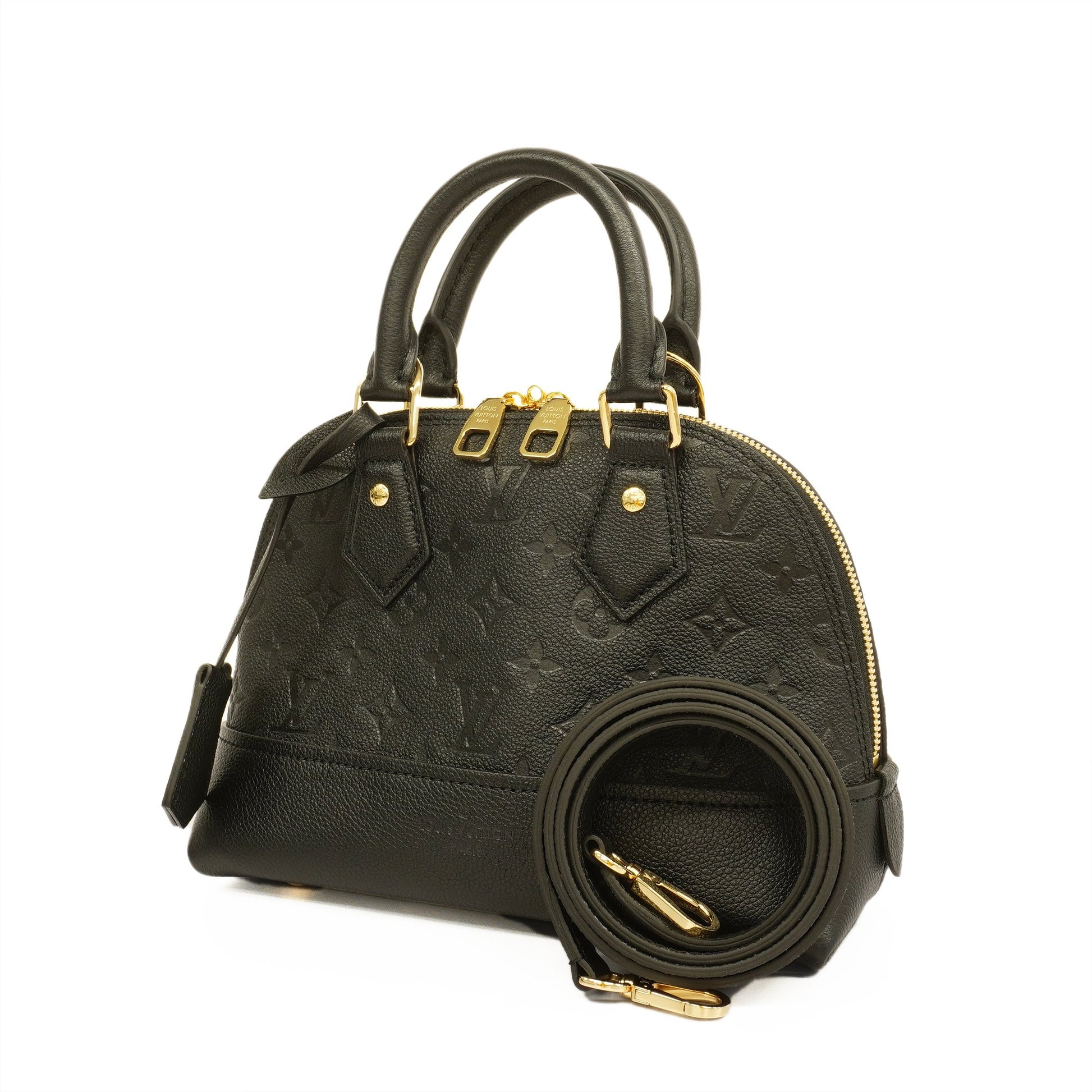 Louis Vuitton Neo Alma BB Monogram Empreinte Shoulder Handbag M44829 Noir  Ladies