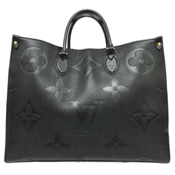 LOUIS VUITTON shoulder bag monogram amp plant on the go GM noir unisex M44925