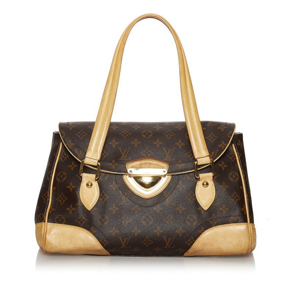 LOUIS VUITTON Monogram Beverly GM Shoulder Bag M40120 LV Auth