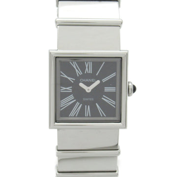 CHANEL Mademoiselle Wrist Watch watch Wrist Watch H0826 Quartz Black Stainless Steel H0826