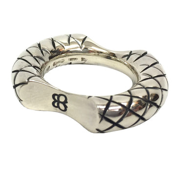 BOTTEGA VENETA Intrecciato Ring 126024-V 2015 AG925 Silver #13 Men's Women's Unisex