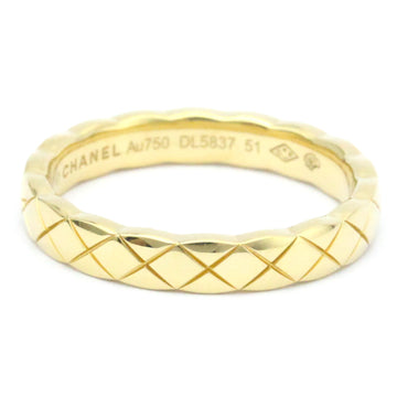 CHANEL Coco Crush Ring Mini Model Yellow Gold [18K] Fashion No Stone Band Ring Gold