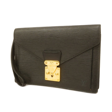 LOUIS VUITTONAuth  Epi Serie Dragonne M52612 Unisex Clutch Bag Noir