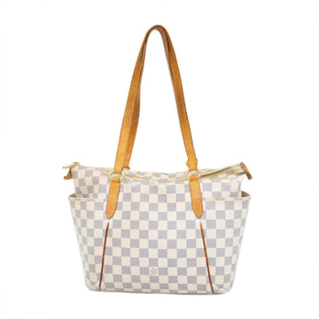 LOUIS VUITTON Tote Bag Damier Azur Totally PM N51261 White Ladies