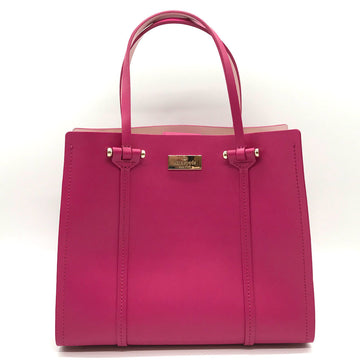 KATE SPADE 2way bag leather tote pink ladies