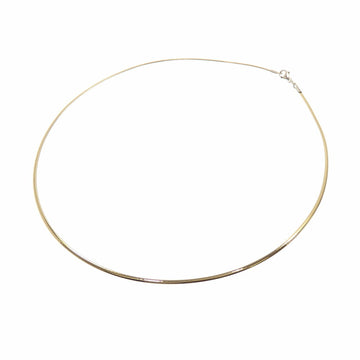 OMEGA Necklace Ladies K18YG/WG 7.3g 18K Yellow Gold White 750 Reversible