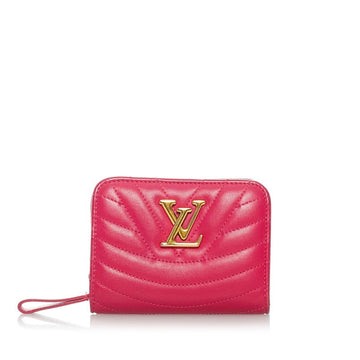 Louis Vuitton New Wave Bifold Wallet M63835 Pink Leather Ladies