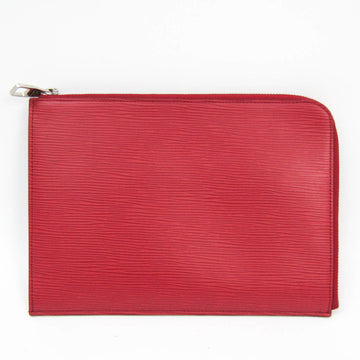 Louis Vuitton Epi Pochette Jules PM M58841 Unisex Clutch Bag Rouge