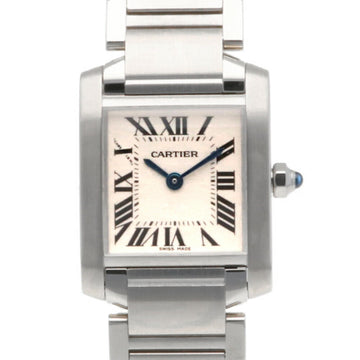 Cartier Tank Francaise SM Watch Stainless Steel W51008Q3 Ladies