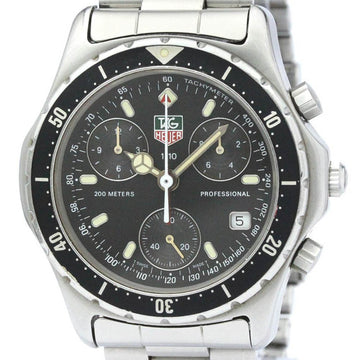 TAG HEUER Professional Chronograph Steel Quartz Mens Watch 570.206 BF564575