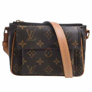 LOUIS VUITTON Monogram Vivacite PM Shoulder Bag M51165 Brown Women's