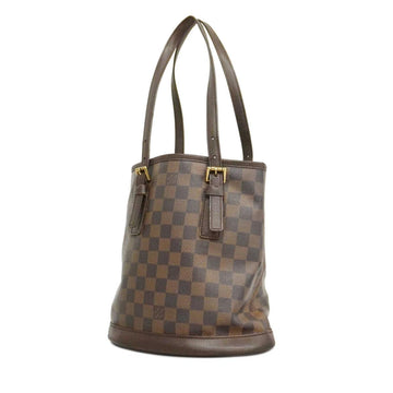 LOUIS VUITTON Tote Bag Damier Marais N42240 Ebene Ladies