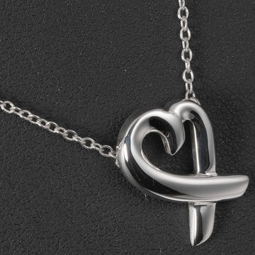 TIFFANY Loving Heart Necklace Silver 925 &Co. Women's