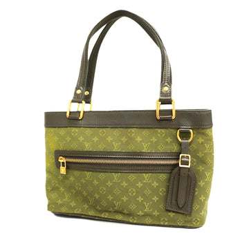 LOUIS VUITTONAuth  Monogram Mini Rushiyu M92682 Women's Handbag TST Khaki