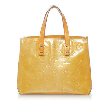Louis Vuitton Vernis Lead PM Handbag M91144 Beige Patent Leather Ladies LOUIS VUITTON