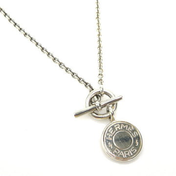 HERMES Necklace Serie Silver 925 Unisex