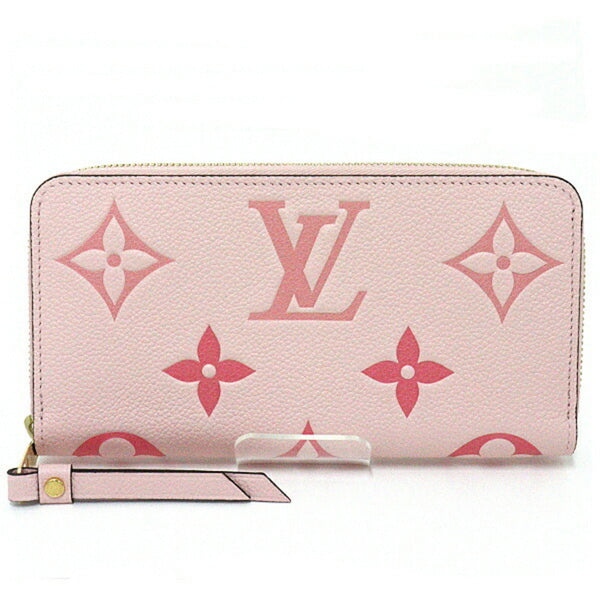 Pre-Owned Louis Vuitton LOUIS VUITTON Zippy Round Long Wallet By The Pool  Butondrose Monogram Implant M80403 (Good) 